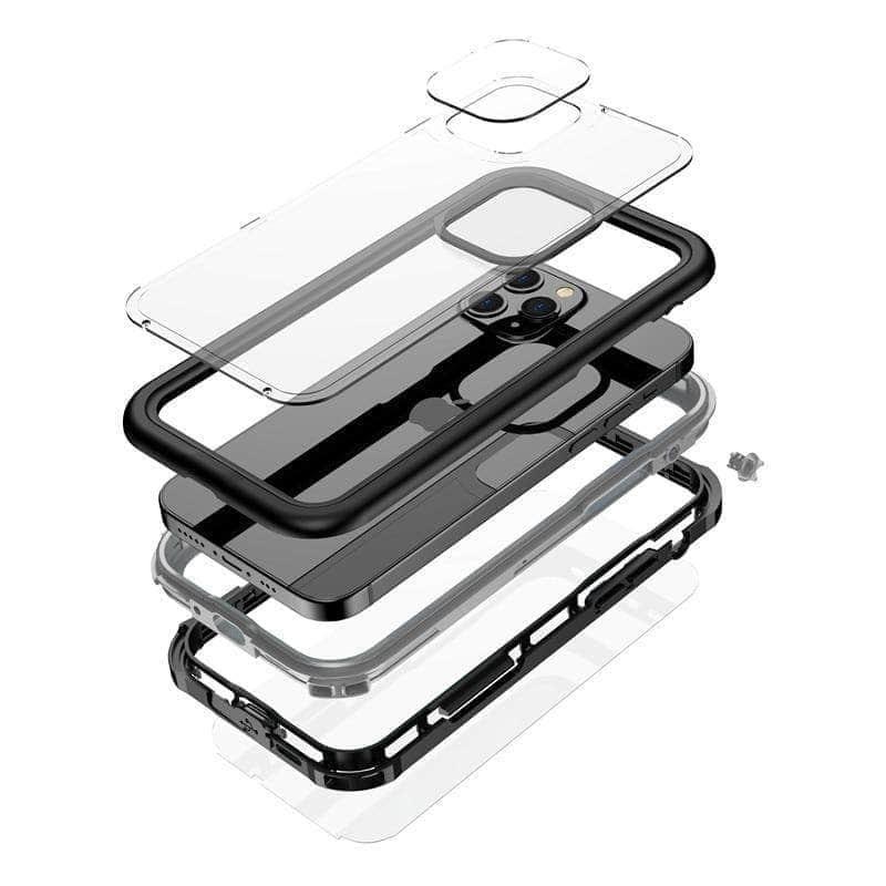 iPhone 13 Pro Waterproof Case IP68 Certified - Shockproof & Dustproof Protective Cover for Swimming, Beach & Outdoor Activities