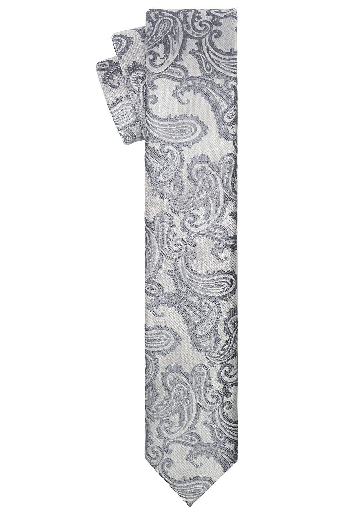 KissTies Skinny Tie 2.4'' Slim Necktie for Men - Premium Silk Tie with Gift Box - Perfect for Weddings, Business Meetings & Formal Events