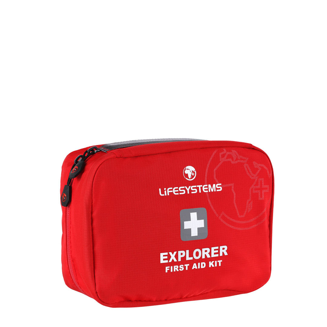 Lifesystems Explorer First Aid Kit - Compact & Lightweight Emergency Medical Supplies for Hiking, Camping, Travel & Outdoor Adventures
