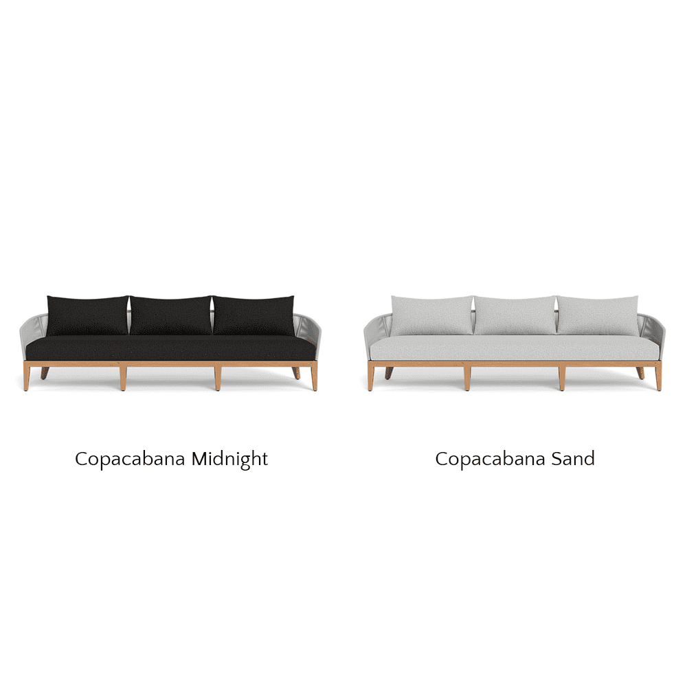 Avalon Outdoor 3-Seat Patio Sofa Set - Waterproof Wicker Furniture for Garden, Poolside, Deck & Backyard Relaxation