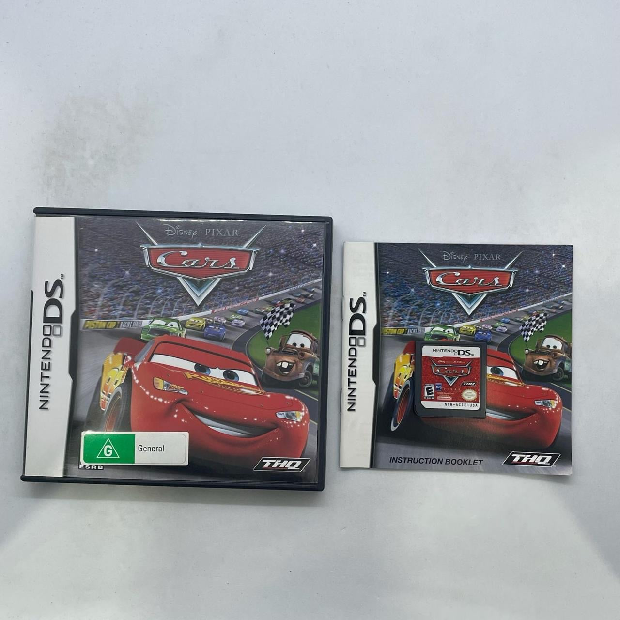 Disney Pixar Cars Nintendo DS Game with Manual - Fun Racing Adventure for Kids & Collectors | Perfect for Travel, Gifts & Family Game Nights