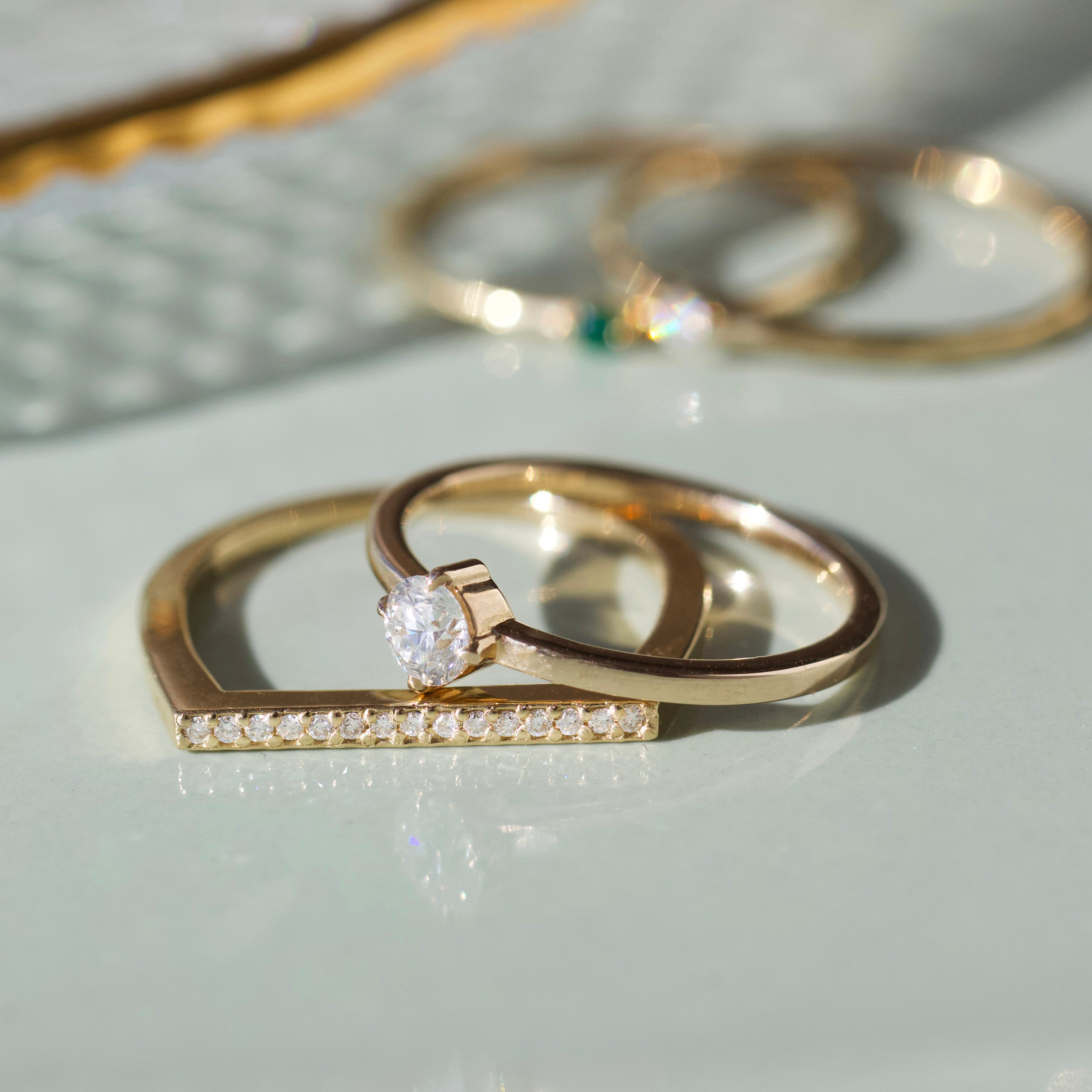 Exquisite Camille Brilliant Cut Solitaire Diamond Engagement Ring - Perfect for Proposals, Weddings & Anniversary Gifts