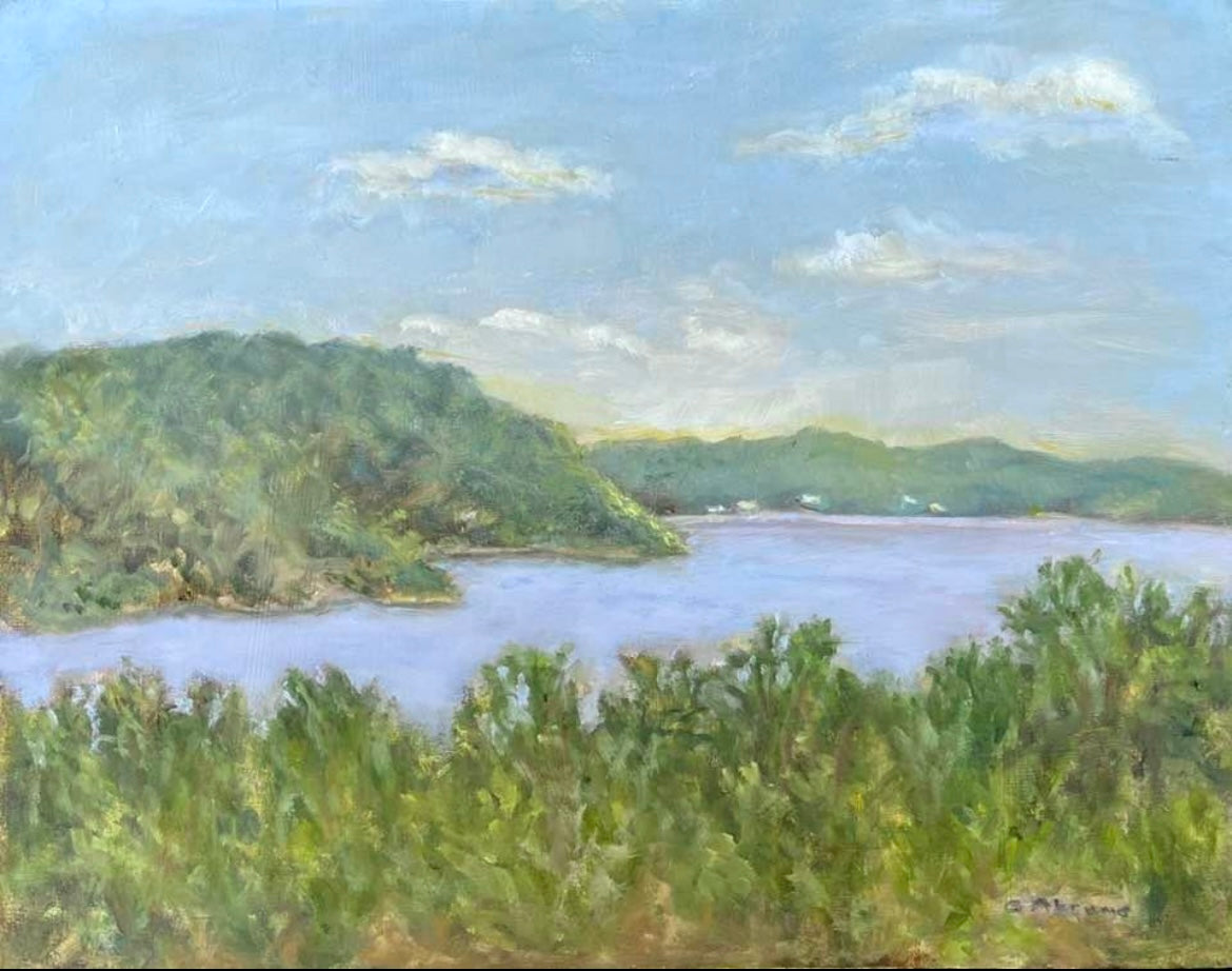 Celia Abrams: Bear Mountain at Dusk - Stunning Landscape Wall Art for Home & Office Decor | Perfect Gift for Nature Lovers