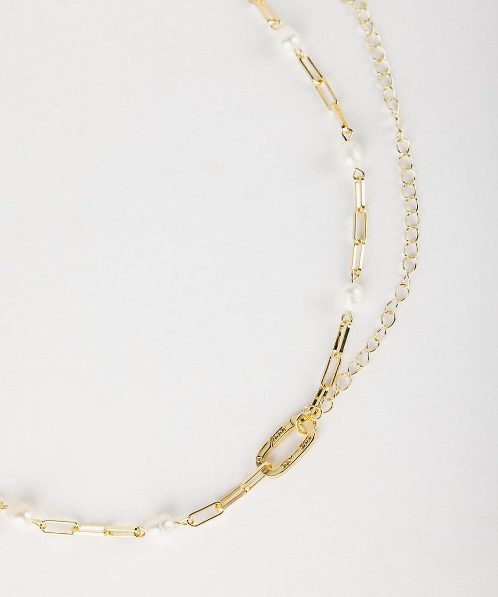 Pearl Paperclip Chain Band - Elegant & Dainty Jewelry for Women | Perfect for Everyday Wear, Parties & Special Occasions