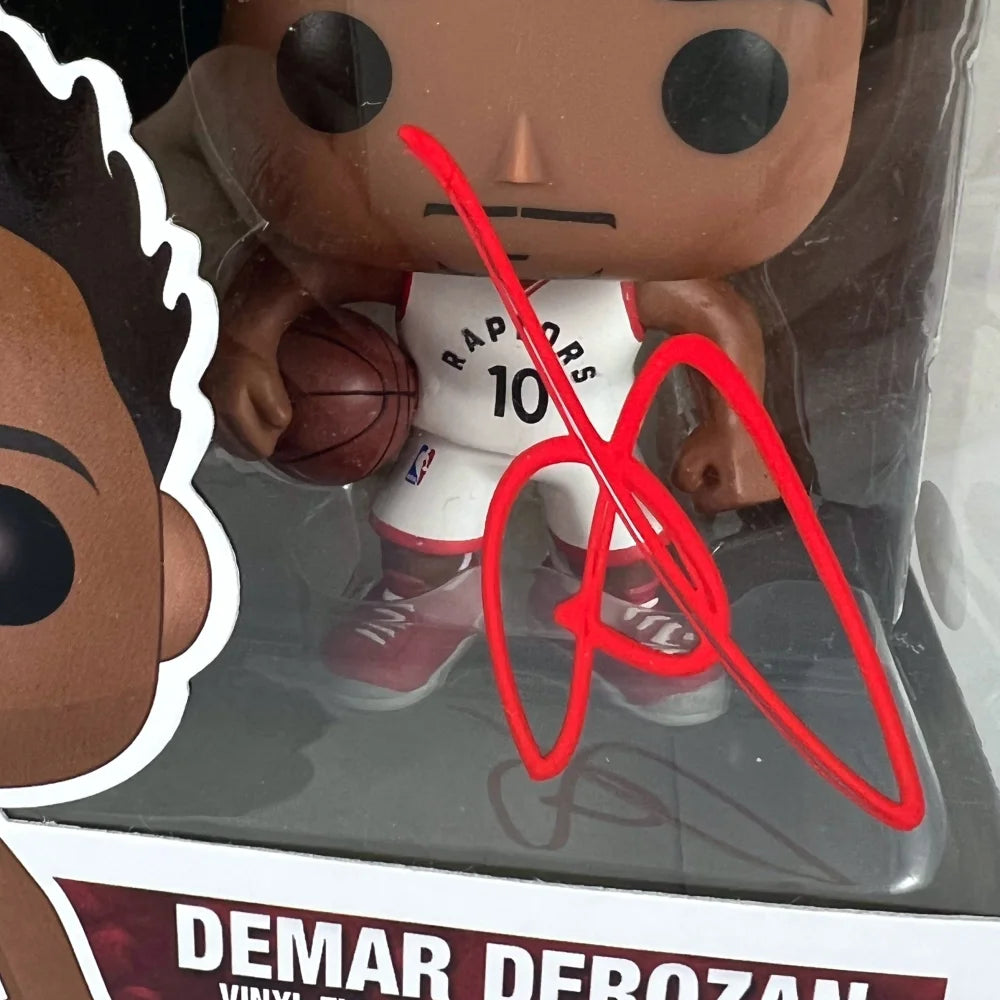 Demar DeRozan Autographed Funko Pop #36 with JSA COA - Toronto Raptors Signed Collectible for Basketball Fans & Memorabilia Display