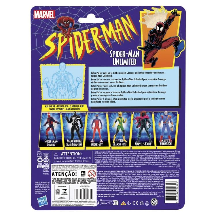 Spider-Man Marvel Legends Retro Collection Action Figure - 6-Inch Collectible Toy for Fans & Display - Perfect for Gifts, Play, and Comic Book Collectors