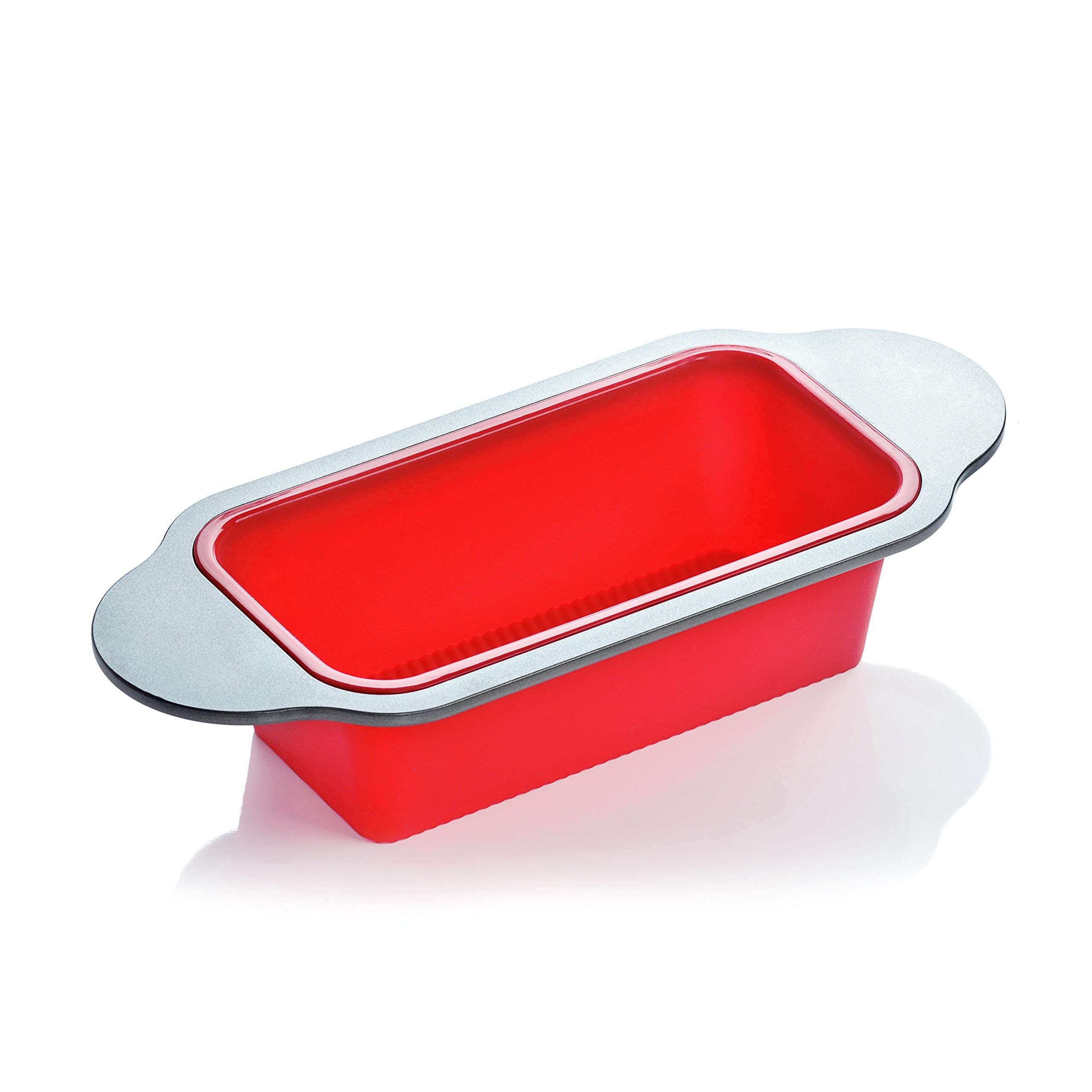 Boxiki Kitchen 13-Piece Non-Stick Silicone Baking Set - Cake Pan, Brownie Pan, Loaf Pan, Muffin Mold with Spatulas, Brush & Measuring Spoons | Oven, Freezer & Dishwasher Safe | Perfect for Baking Cakes, Cookies, Bread & More at Home