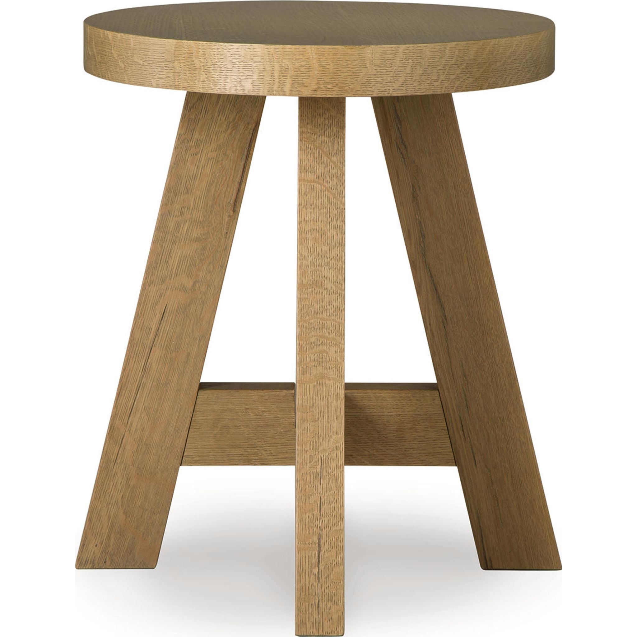 Brinstead End Table Light Brown - Small Nightstand for Bedroom, Living Room, or Office - Modern Side Table with Sturdy Wooden Frame