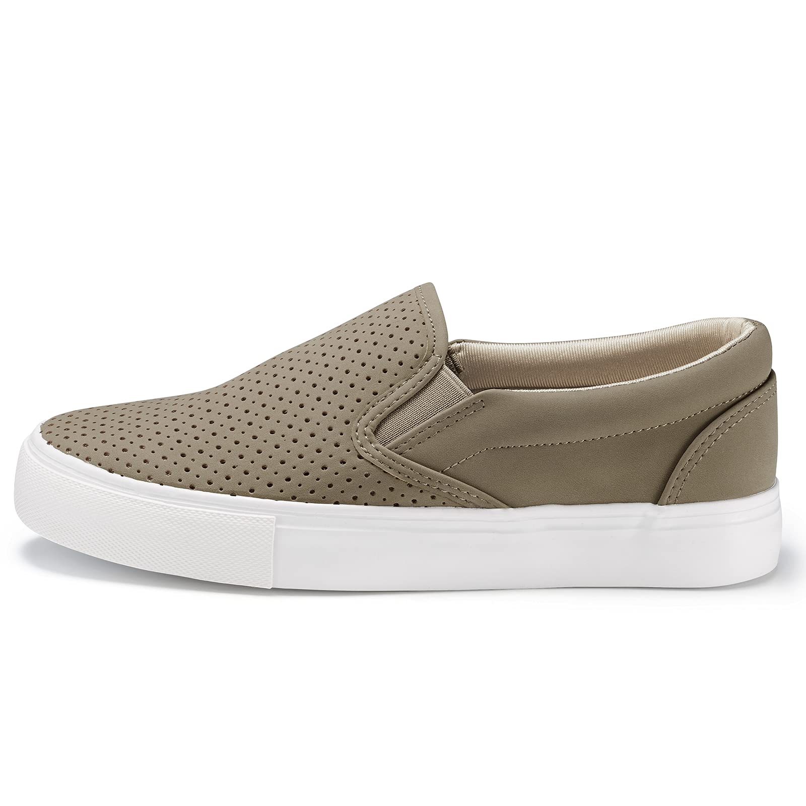 JENN ARDOR Women's Slip-On Sneakers - Comfortable Walking Shoes for Women, Lightweight Casual Flats with Arch Support | Perfect for Work, Travel & Everyday Wear