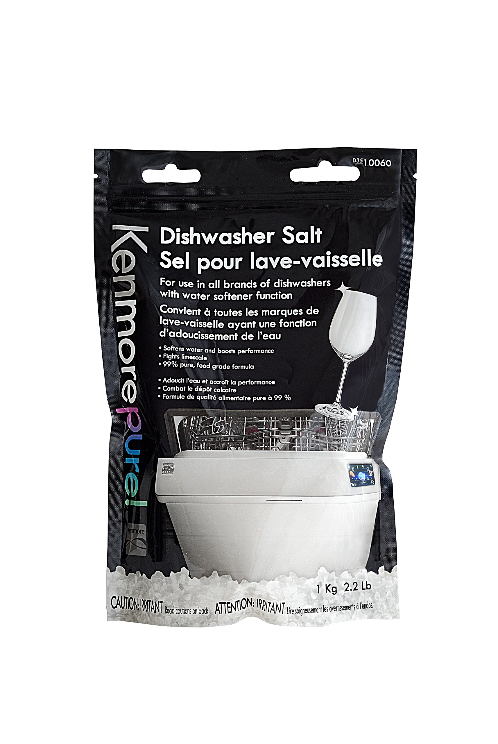 Kenmore Dishwasher Salt - Water Softener for Spot-Free Dishes | Perfect for Hard Water Areas & Dishwasher Maintenance