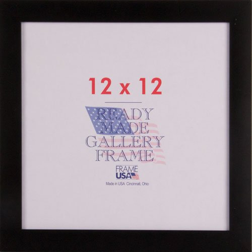 FRAME USA Simply Poly Series 12x12 Polystyrene Poster Frames (Black) - Lightweight Wall Decor for Home, Office & Classroom Displays
