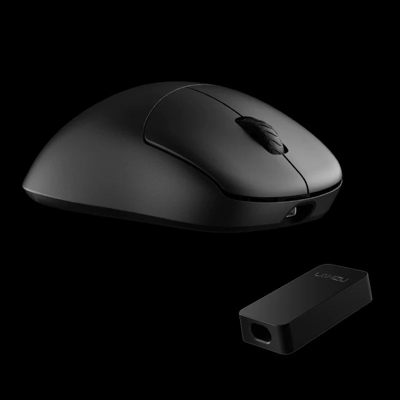 Lamzu Thorn 4K Wireless Gaming Mouse - Black (4K Dongle Included) | Ergonomic Design for FPS, MOBA & MMO Gaming | Perfect for PC & Laptop Gamers