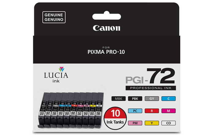 Canon PGI 72 Ink Cartridge - 10 Color Value Pack for Printing Photos, Documents & Art Projects | High-Quality Ink for Canon Printers