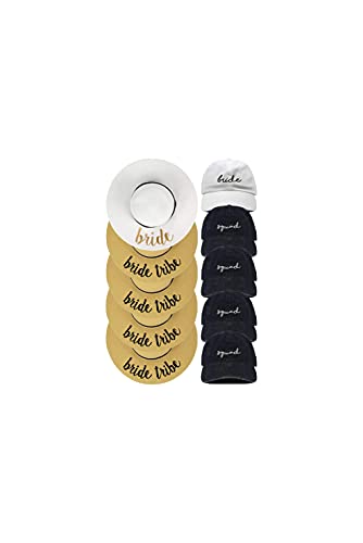 5 Sun Hats (1 Bride, 4 Bride Tribe) & 5 Dad Hats (1 Bride, 4 Squad)
