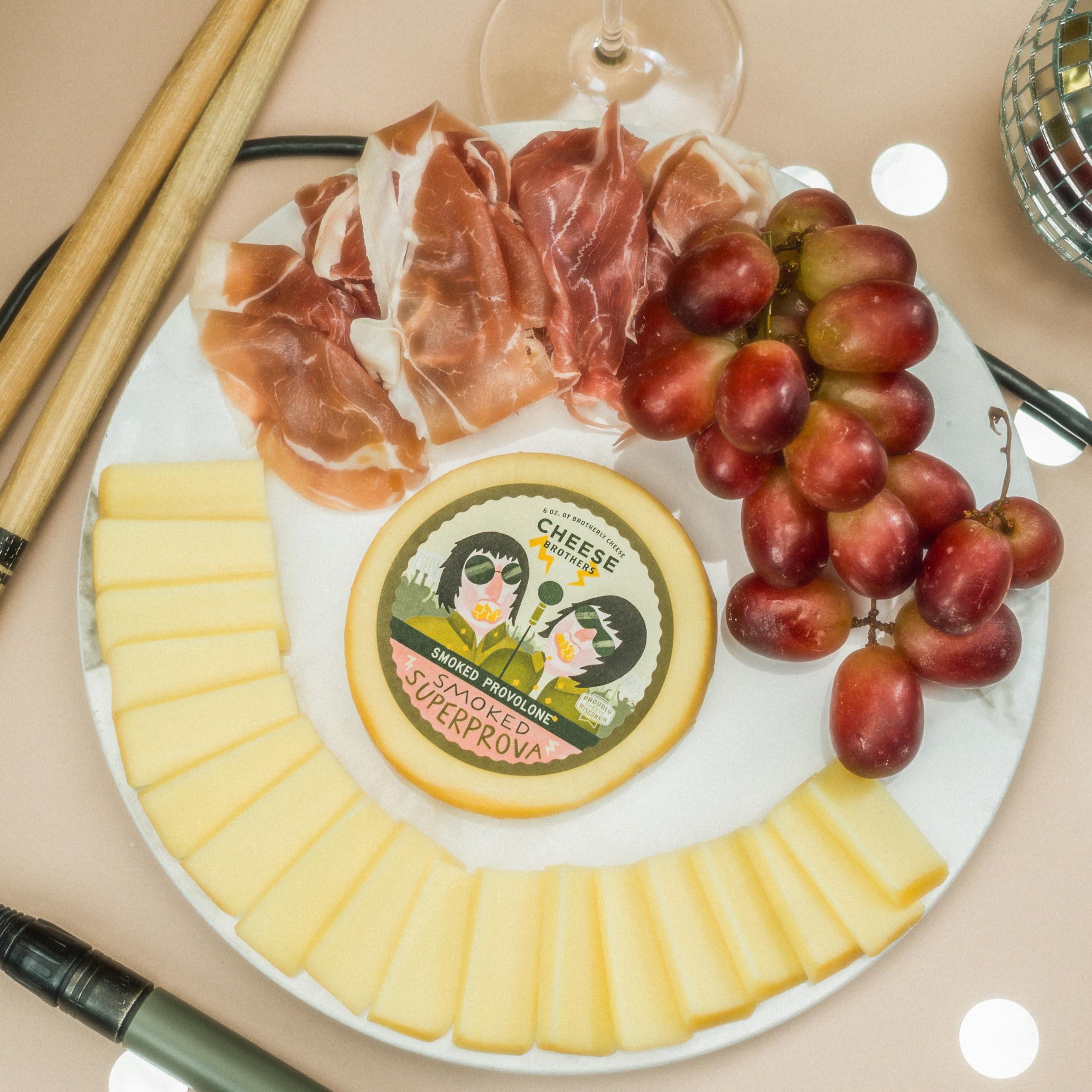 Premium Smoked Provolone Cheese 8-Pack (6oz Each) | Artisan-Crafted in Wisconsin | Perfect for Charcuterie Boards, Sandwiches & Wine Pairings