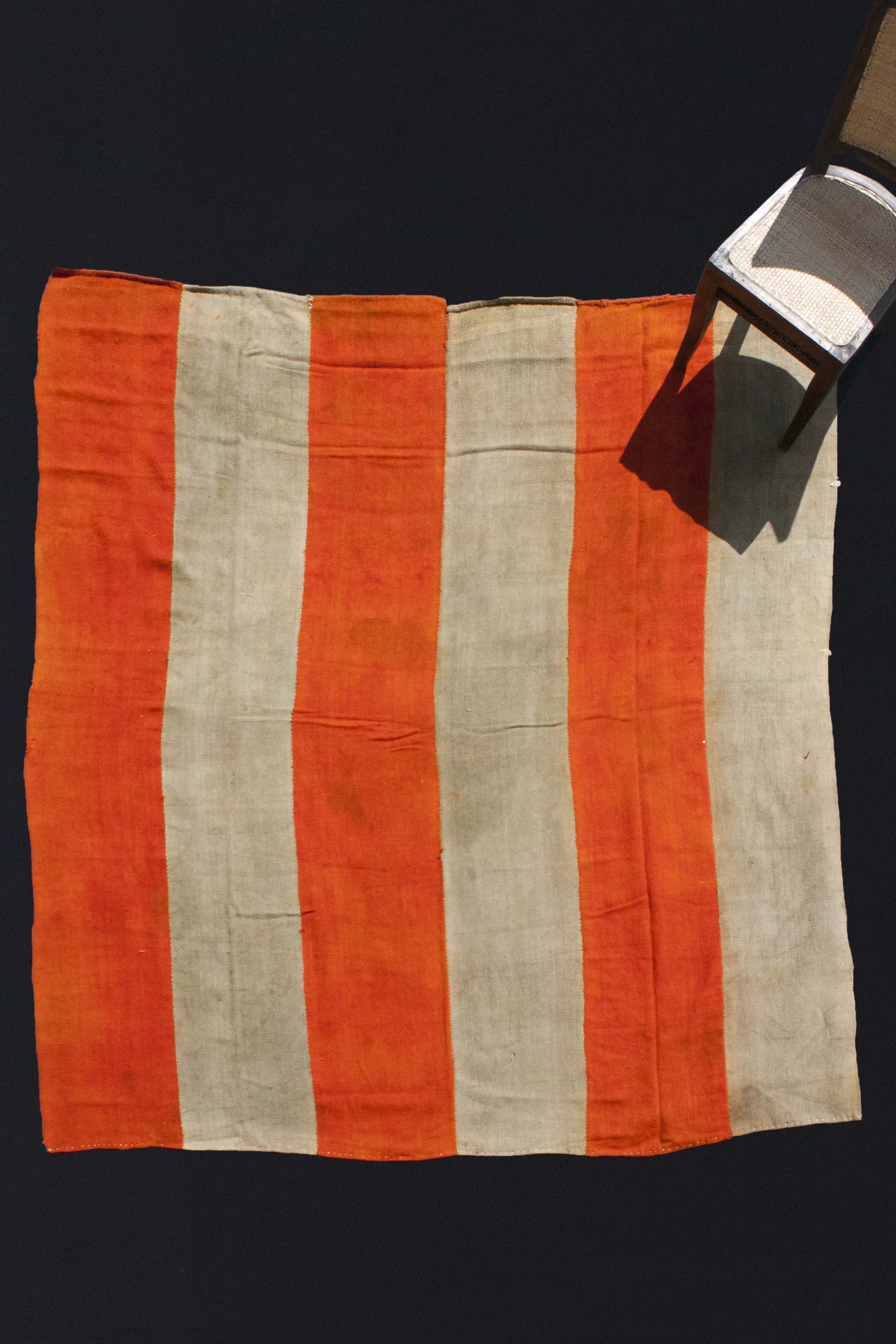Orange and Camel Persian Rug 7'3
