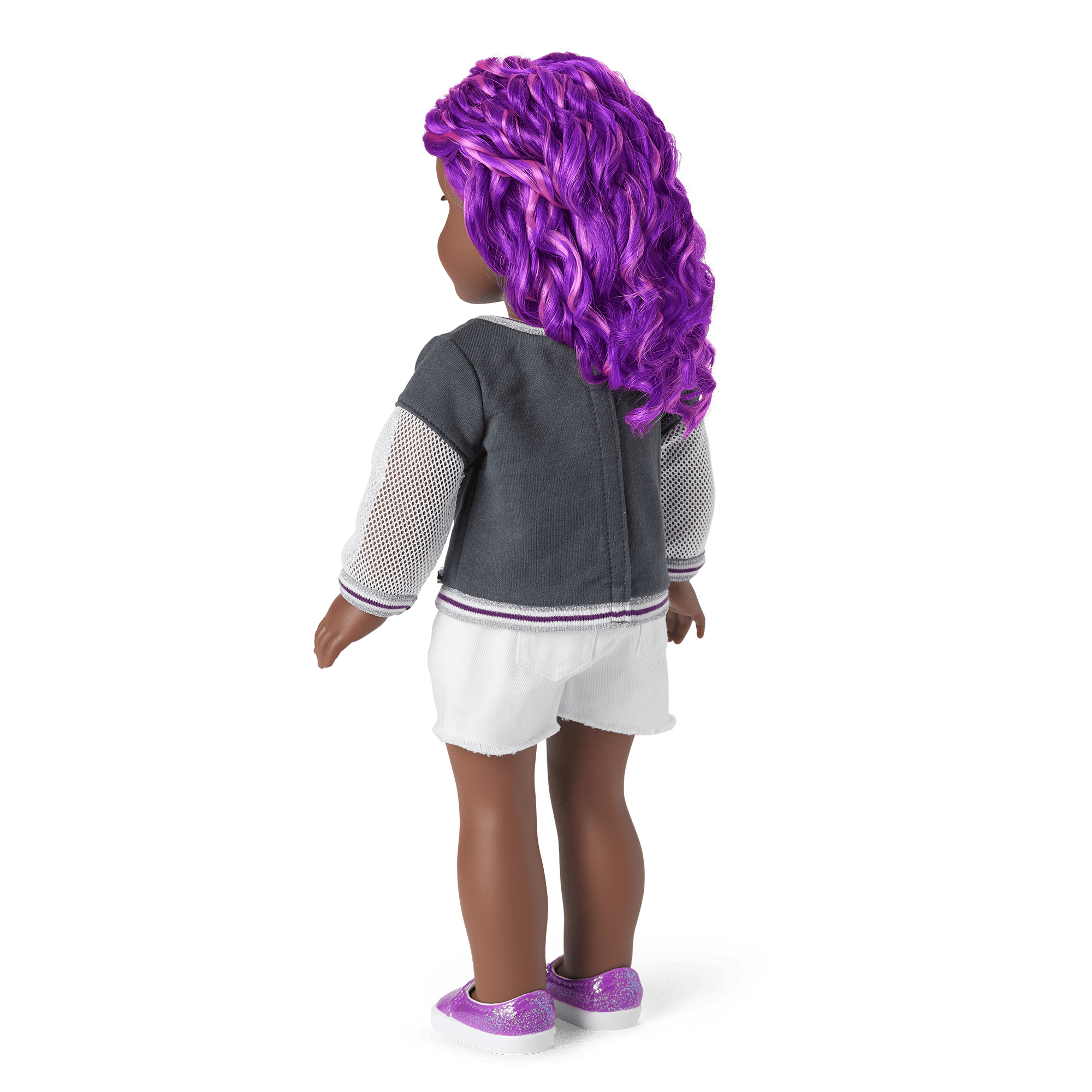 Truly Me™ 18 Inch Fashion Doll #91 with Curly Purple Hair - Perfect for Collectors, Gift Giving & Imaginative Play