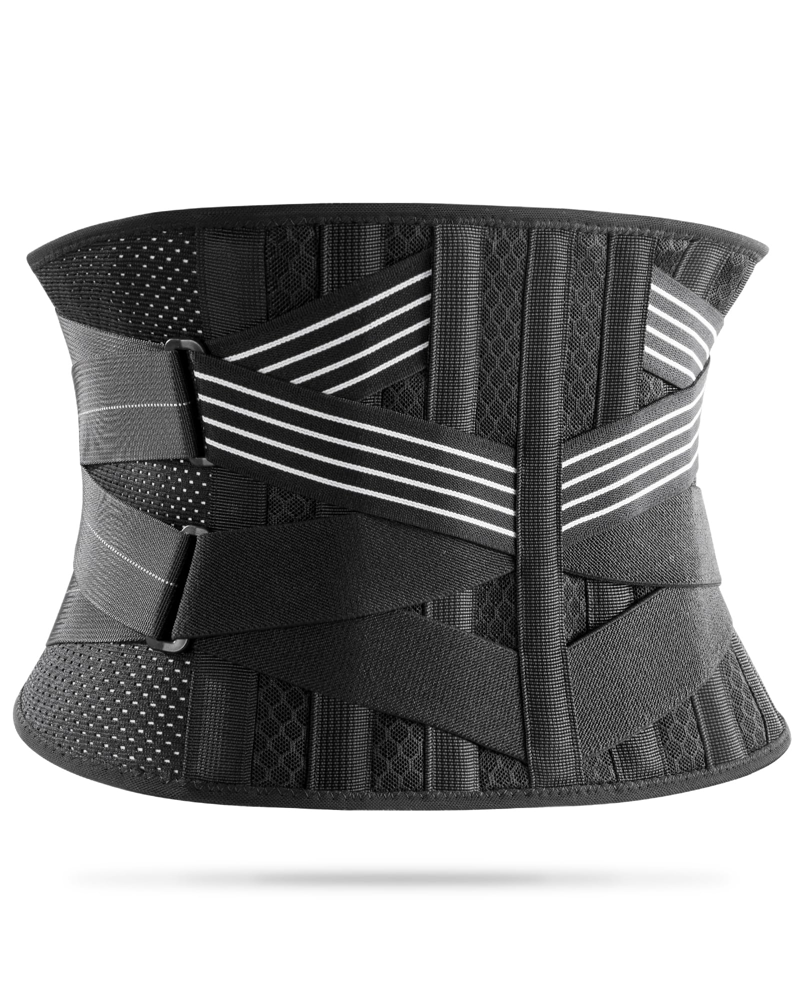 Adjustable Back Brace for Lower Back Pain Relief - Support Belt for Men & Women with Sciatica, Herniated Disc, Scoliosis - Ideal for Sitting, Standing, Heavy Lifting & Daily Activities