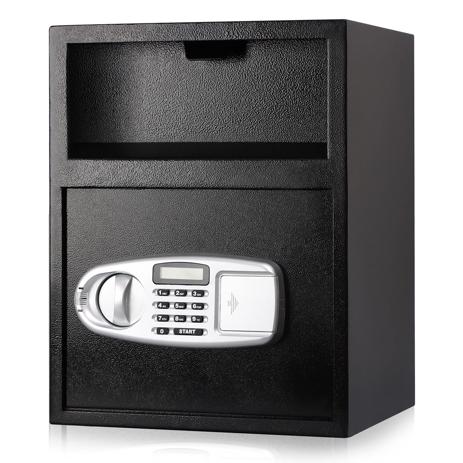 KYODOLED Digital Safe Box - Electronic Steel Security Safe with Keypad & Emergency Keys, 17.7