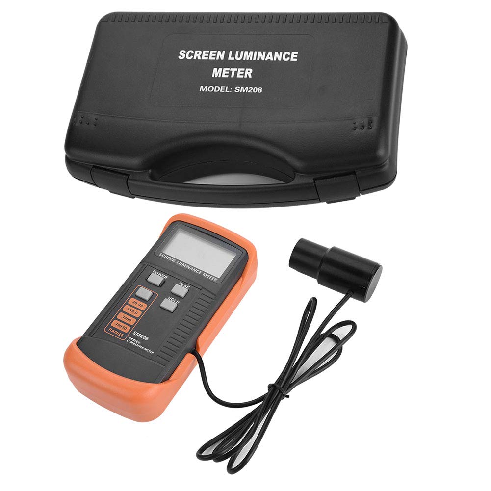 SM208 Digital Screen Brightness Meter - Portable Light Tester for LCD/OLED Displays (Battery Not Included) | Perfect for Monitor Calibration, Photography Lighting Setup & Display Quality Control