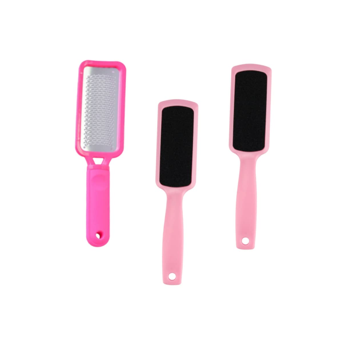 DOITOOL 3-Piece Stainless Steel Pedicure Set - Foot File, Heel Shaver & Callus Remover for Smooth Feet - Perfect for Home Pedicure, Foot Care & Soft Skin Maintenance