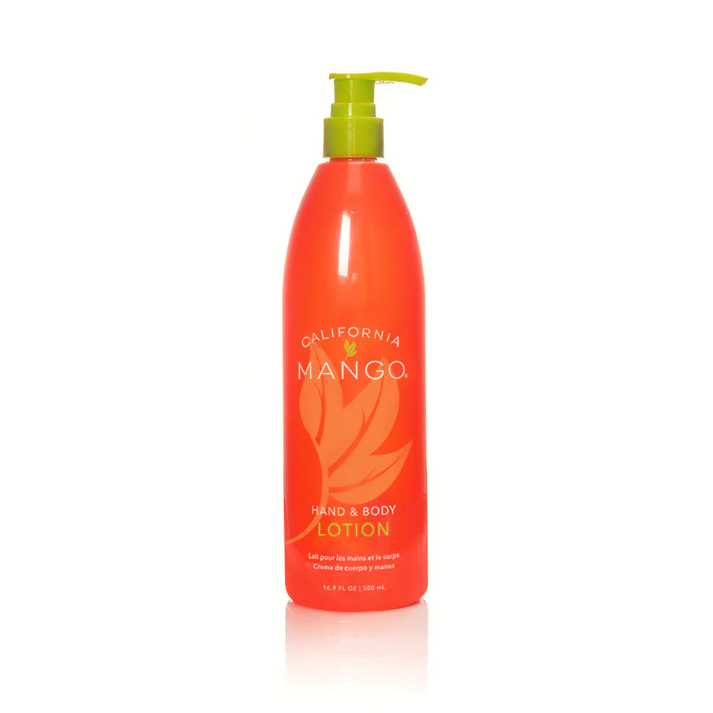 Mango Scented Hand & Body Lotion 500ml - Moisturizing & Nourishing Skin Care for Dry Skin - Perfect for Daily Use at Home, Office & Travel