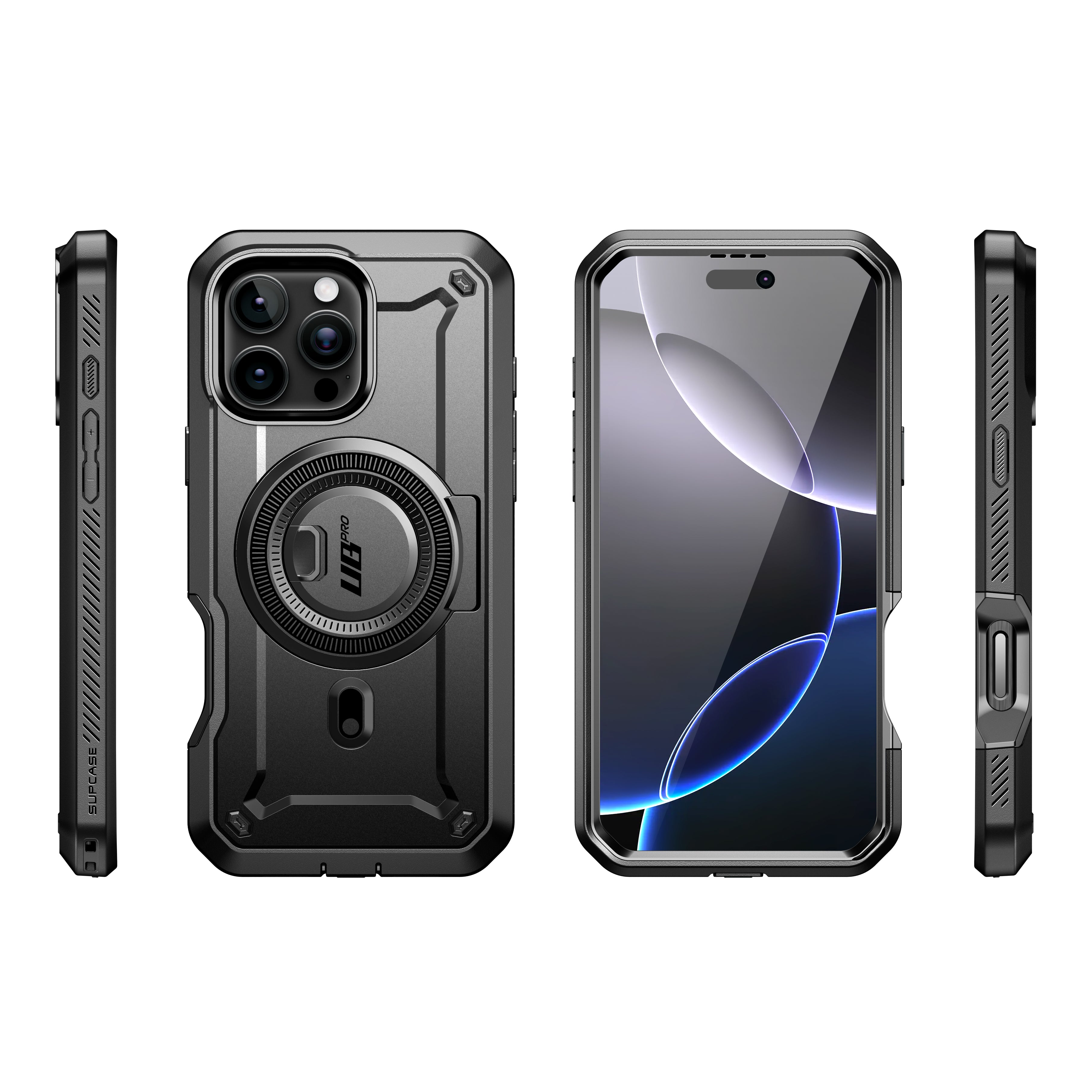 iPhone 16 Pro Max 6.9 Inch Unicorn Beetle PRO MAG Rugged MagSafe Case - Gun Metal | Shockproof Protective Cover with Magnetic Compatibility | Perfect for Outdoor Adventures & Daily Use