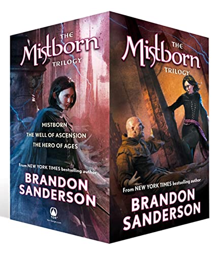 Mistborn Trilogy Boxed Set - Fantasy Book Series by Brandon Sanderson (Mistborn, The Hero of Ages, The Well of Ascension) - Perfect for Fantasy Lovers & Book Collectors