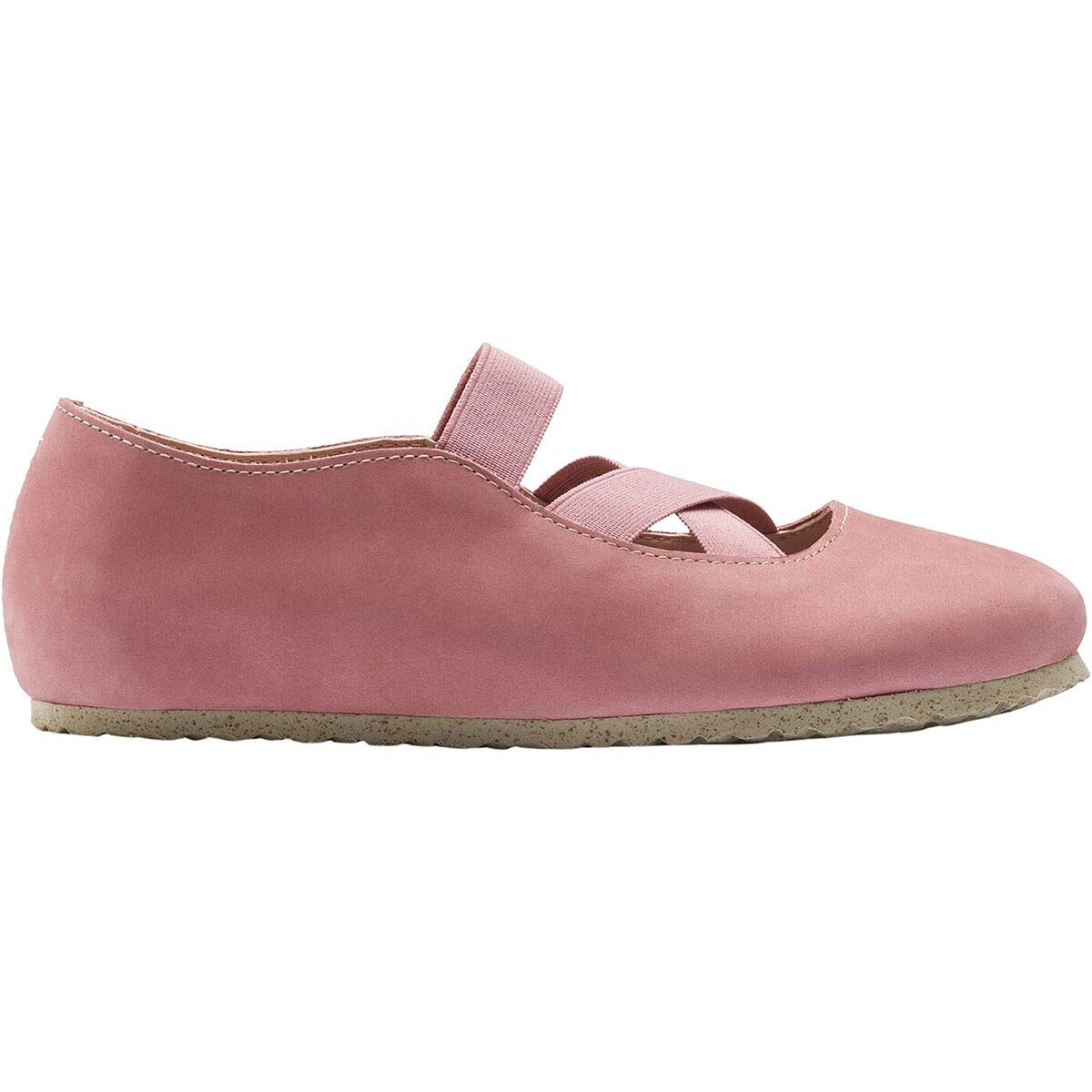 Birkenstock Women's Santa Ana Sandals Size 40 Narrow - Soft Nubuck Leather in Old Rose | Comfortable Footbed for Walking, Travel & Casual Wear
