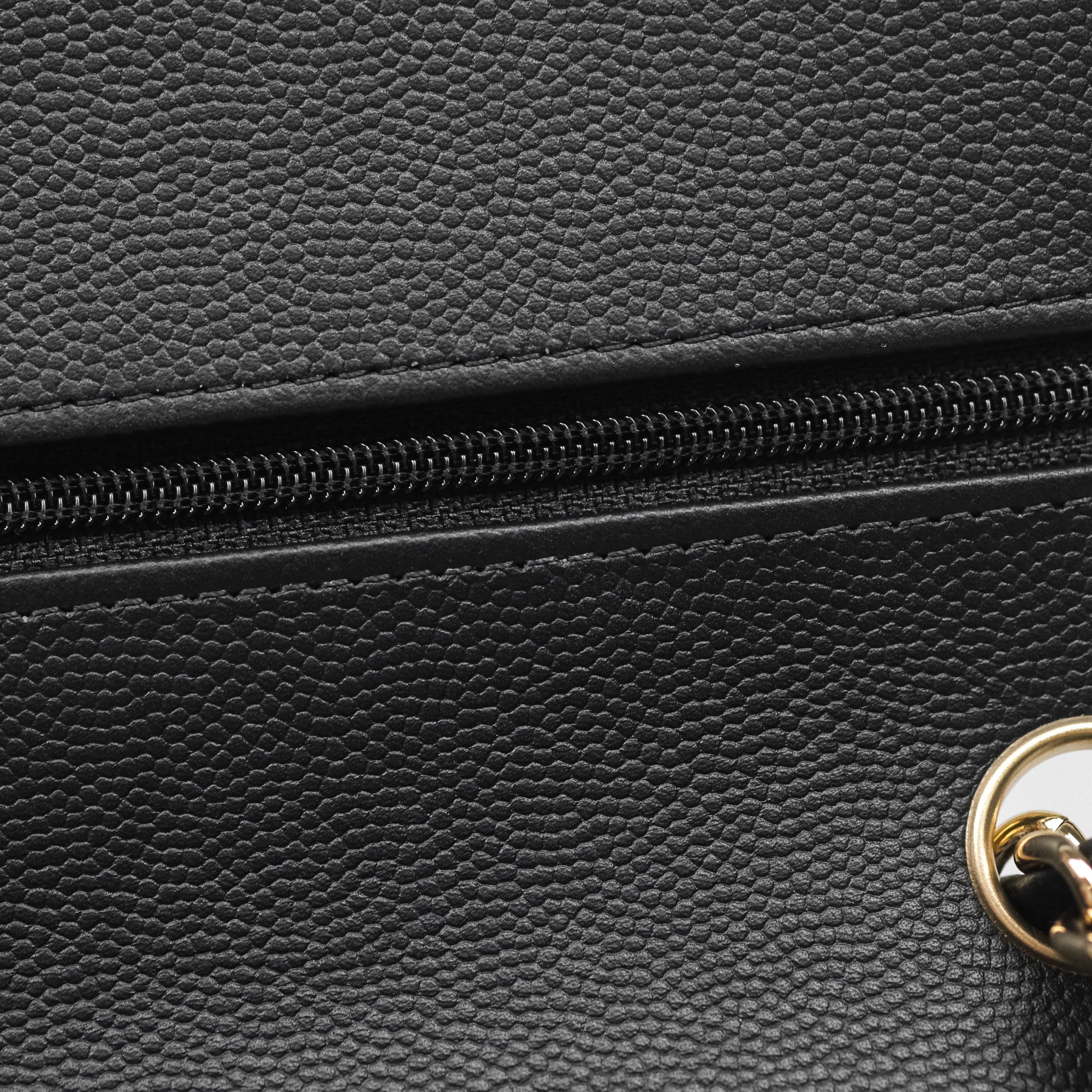 Chanel Classic Medium Flap Bag Chevron Black Caviar Leather with Gold Hardware - Luxury Designer Handbag for Women, Perfect for Work, Evening Events & Special Occasions