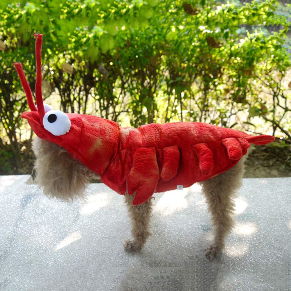 **Cute Halloween Dog Costume - Lobster Outfit for Small Dogs & Cats | Puppy & Kitten Halloween Costume, Christmas Pet Apparel for Parties & Dress-Up**