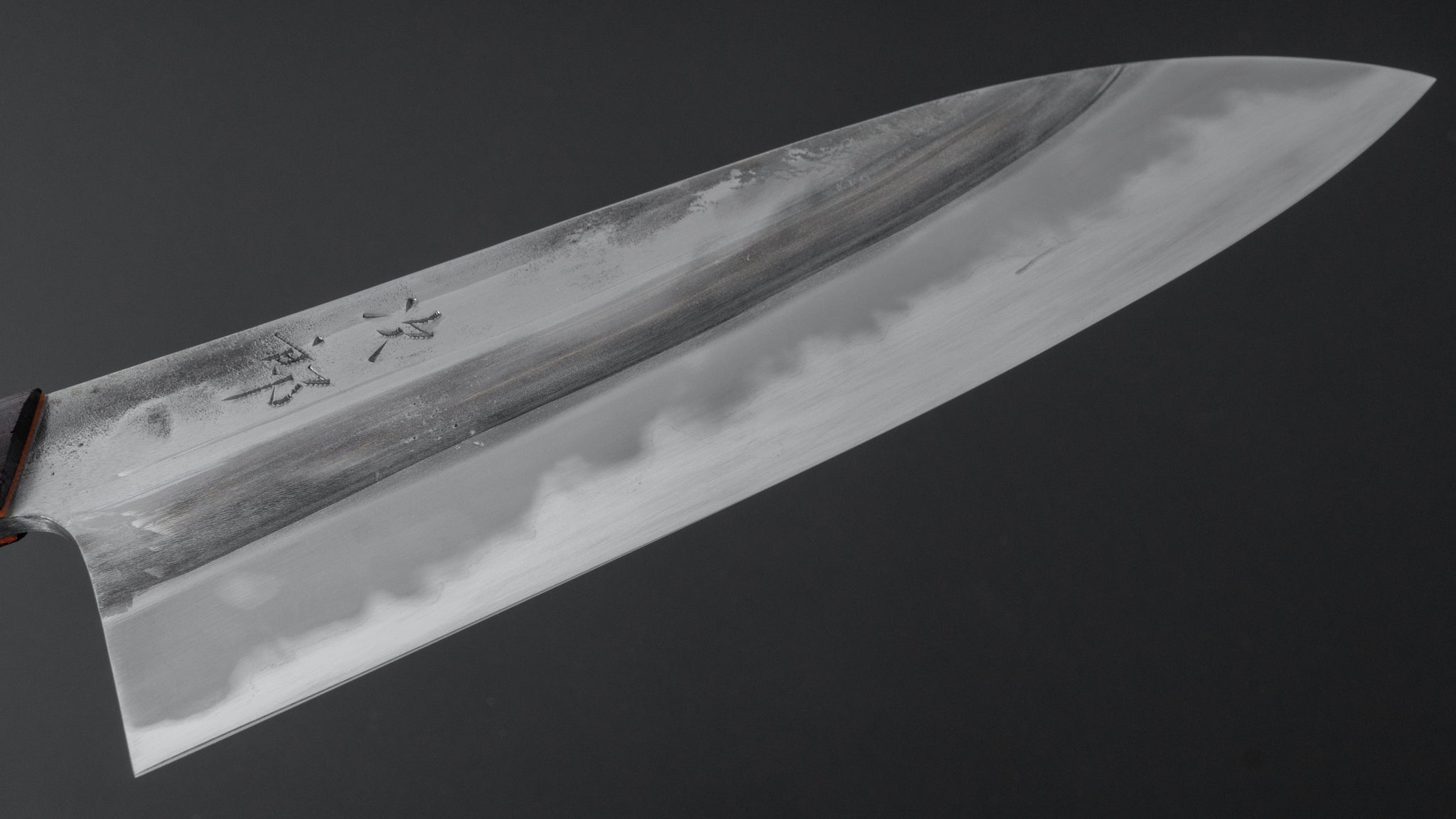 Premium Jiro Tsuchime Yo Gyuto 210mm Japanese Chef Knife with Tagayasan Handle - Perfect for Sushi, Meat Cutting & Professional Kitchen Use