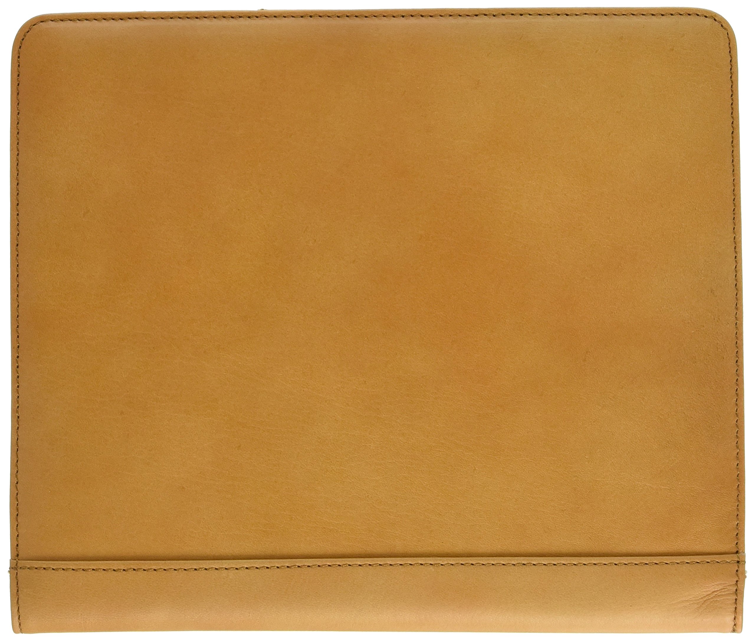 Bellino Leather Memo Pad Holder Junior - Tan | Premium Leather Notebook Cover | Perfect for Office, School & Travel Organization