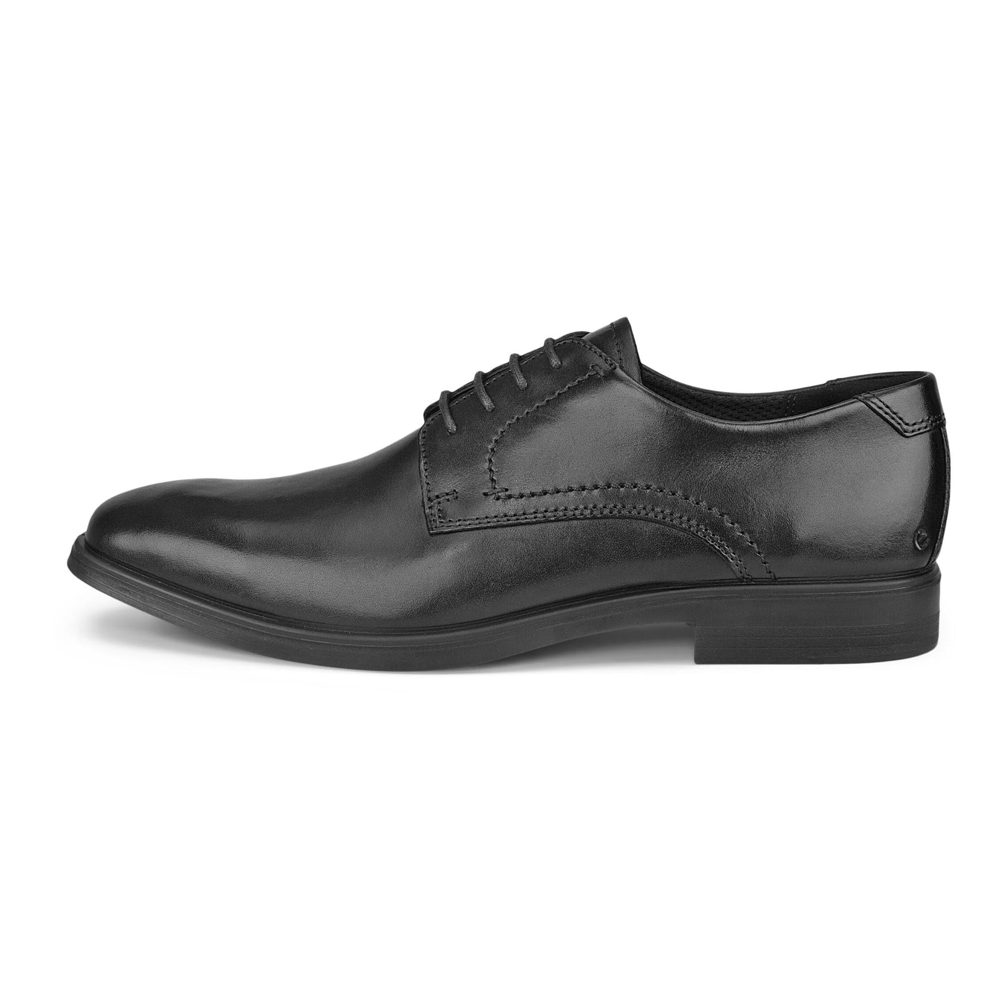 ECCO Men's Melbourne Tie Oxford - Comfortable Leather Dress Shoes for Business & Formal Occasions