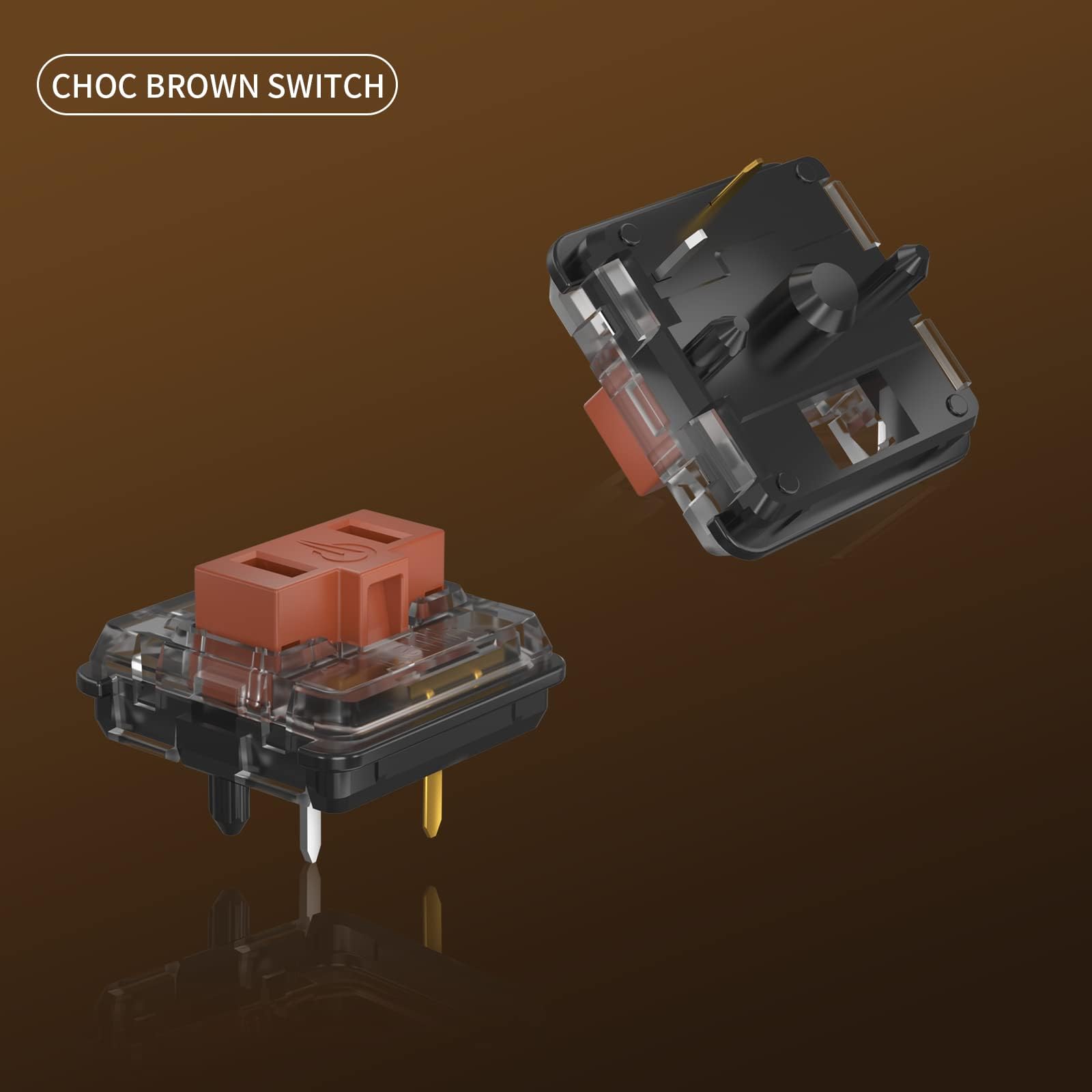 Kailh Choc Low Profile Tactile Switch 20pcs - Brown for Gaming Keyboards