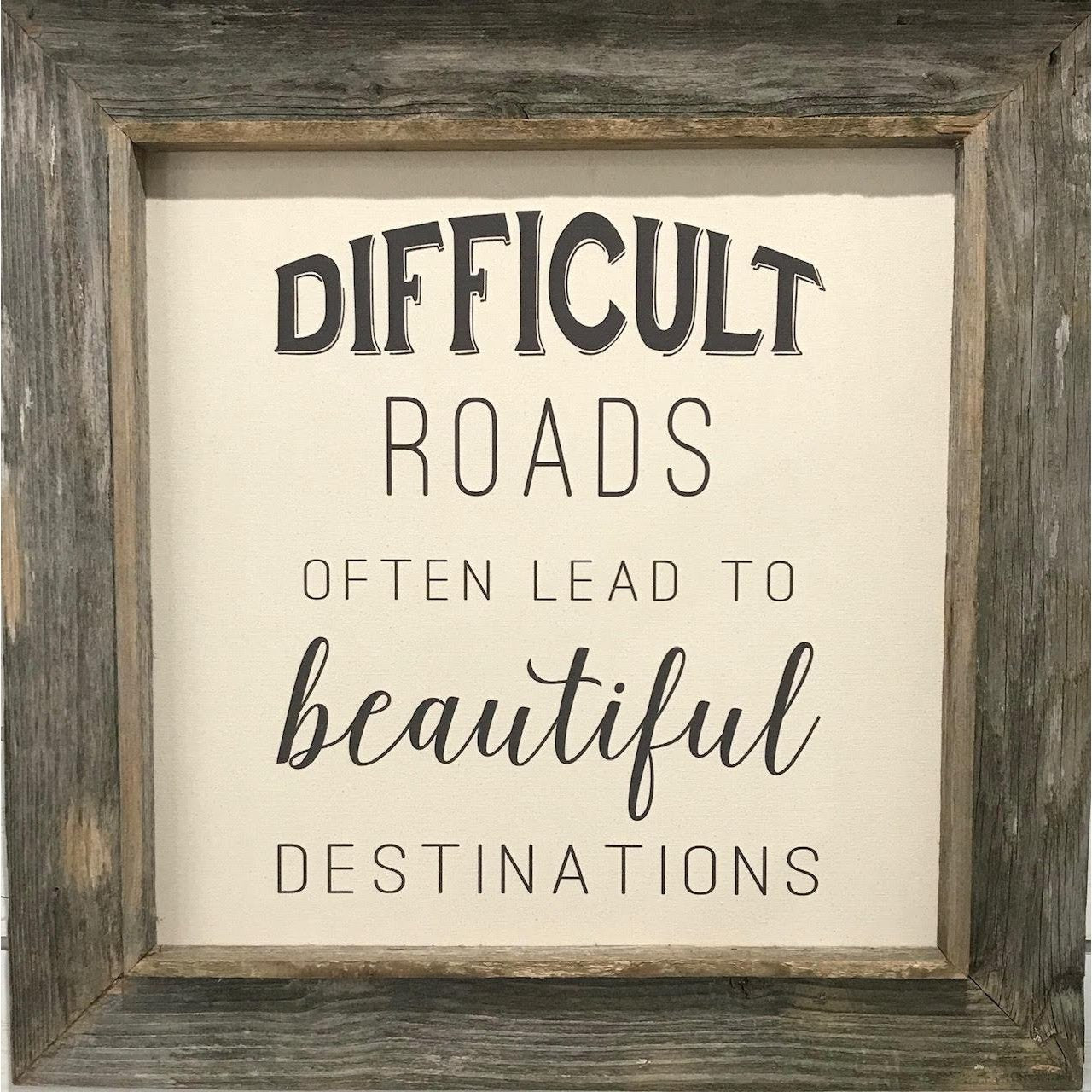 Custom Rustic Wood Sign 30x30 - Handmade Distressed Farmhouse Decor for Wall, Wedding, Home & Office - Perfect for Rustic, Vintage & Country Style Interiors