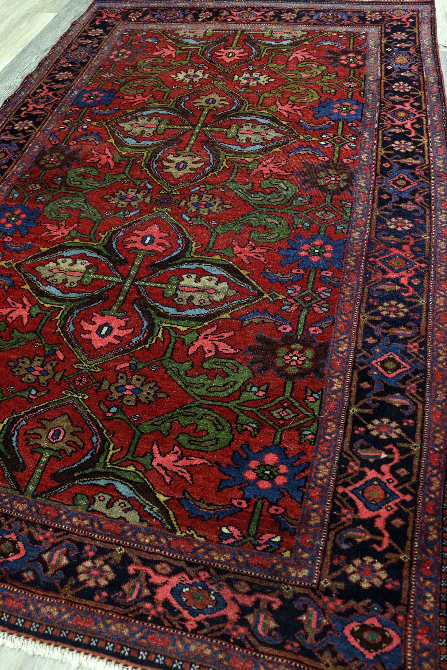 Handwoven Antique Bijar Tribal Rug - Traditional Persian Carpet JF8659 for Living Room, Bedroom & Home Decor