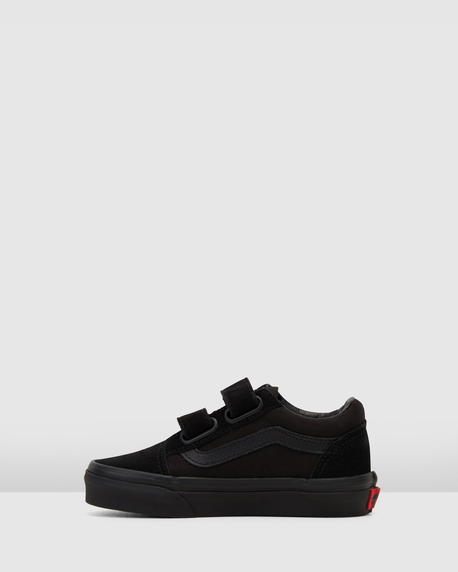 Vans Old Skool V Youth Black/Black Skate Shoes - Classic Sneakers for Boys & Girls - Perfect for Skateboarding, School & Casual Wear
