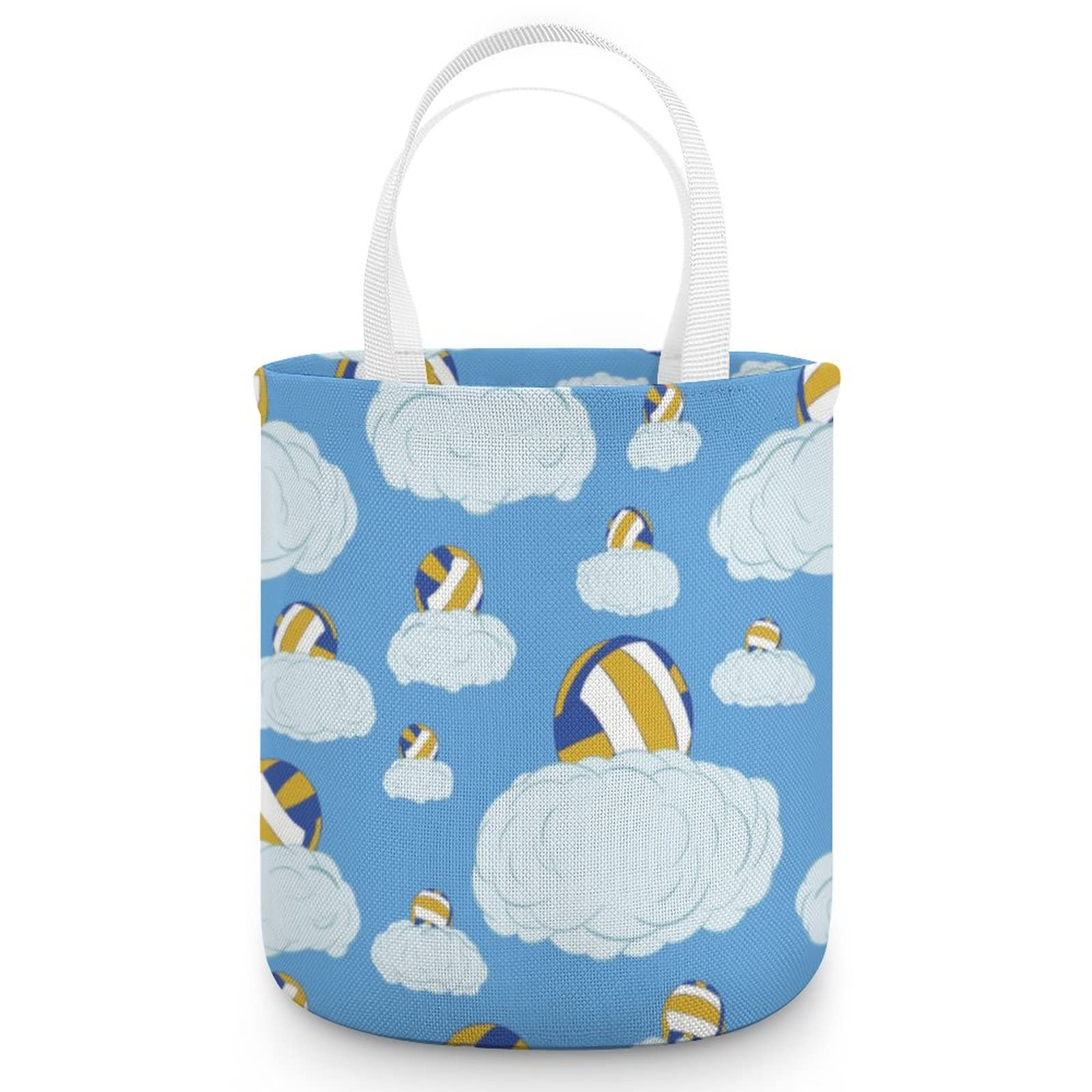 Cartoon Volleyball Candy Tote Bag - Halloween Trick or Treat Bags, Sugar Fruit Basket for Kids & Teens - Perfect for Halloween Parties, Birthday Gifts & School Events