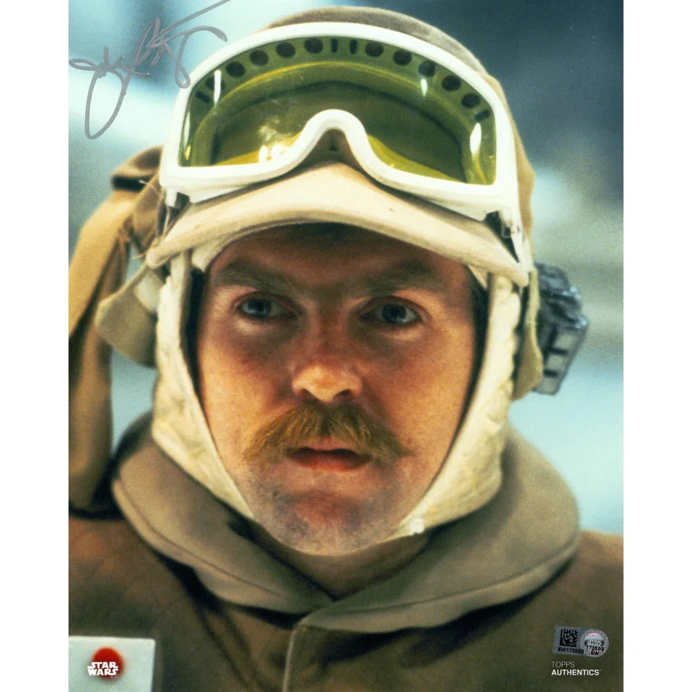John Ratzenberger Autographed Star Wars 8x10 Photo - Framed Bren Derlin Topps COA from The Empire Strikes Back - Perfect for Movie Memorabilia Collectors & Star Wars Fans Display