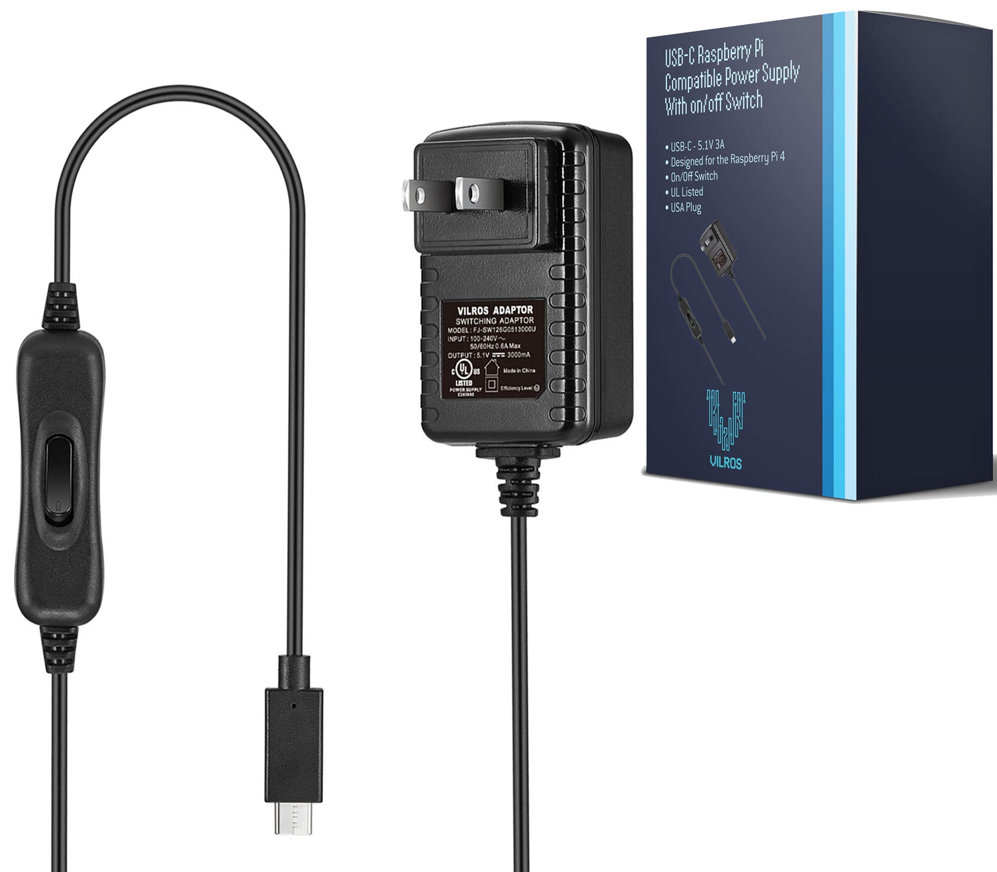 Vilros Raspberry Pi 4 2GB Complete Desktop Kit with Keyboard & Mouse - Perfect for Coding, DIY Projects & Home Office Setup
