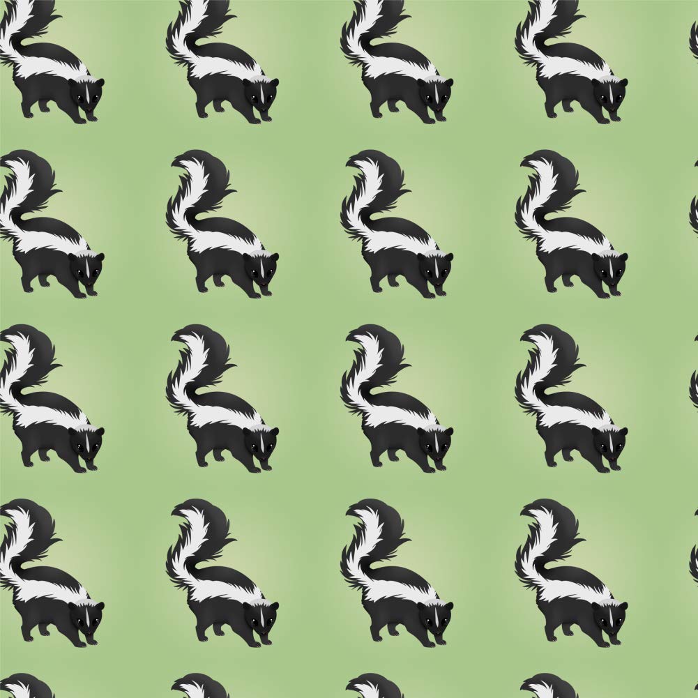 GRAPHICS & MORE Skunk Posing Gift Wrap Paper Rolls - Perfect for Birthday, Christmas, and Party Present Wrapping
