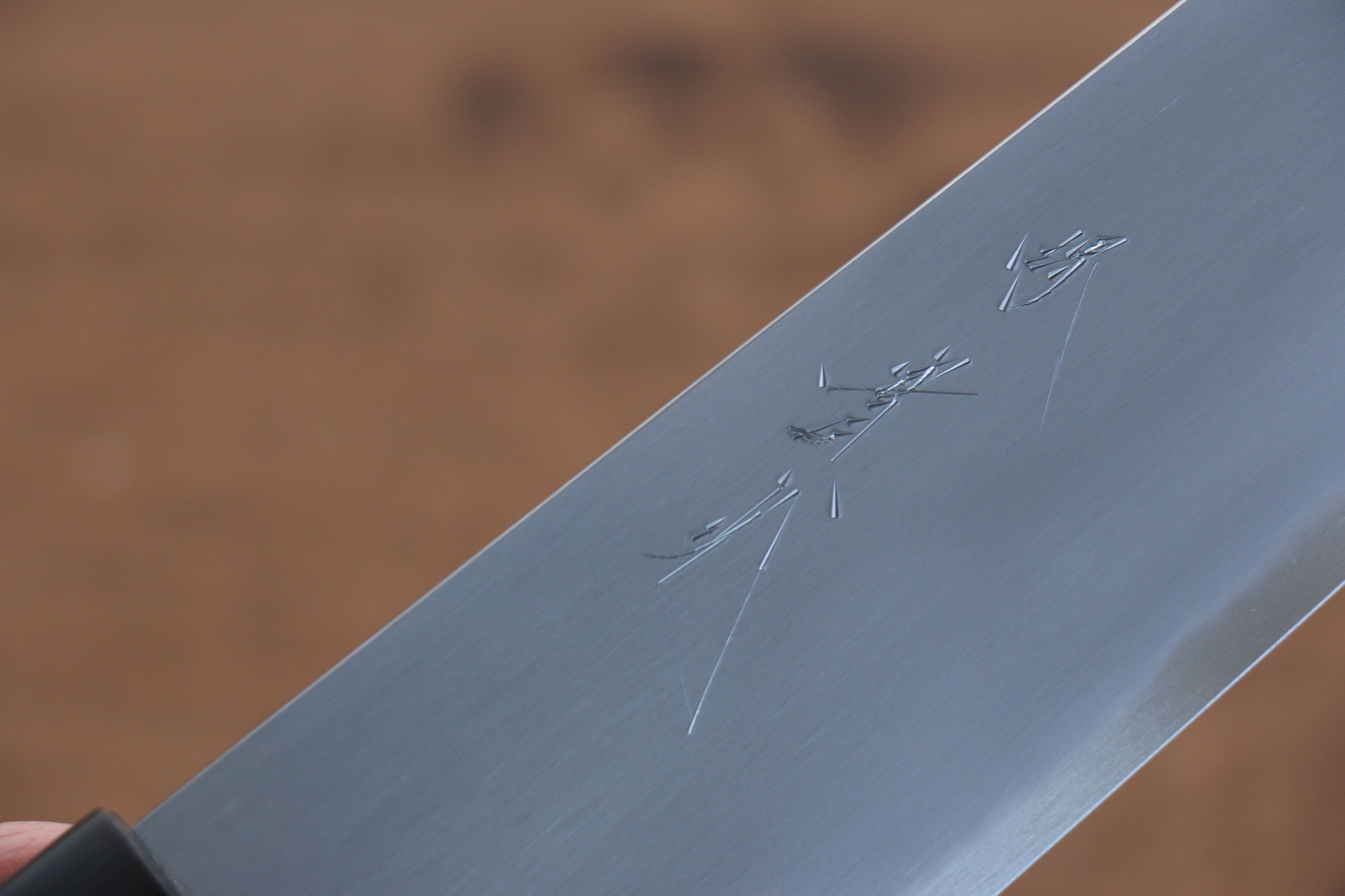 Jikko White Steel No.2 Santoku Knife 180mm - Premium Japanese Kitchen Knife with Shitan Handle for Professional Chefs & Home Cooking