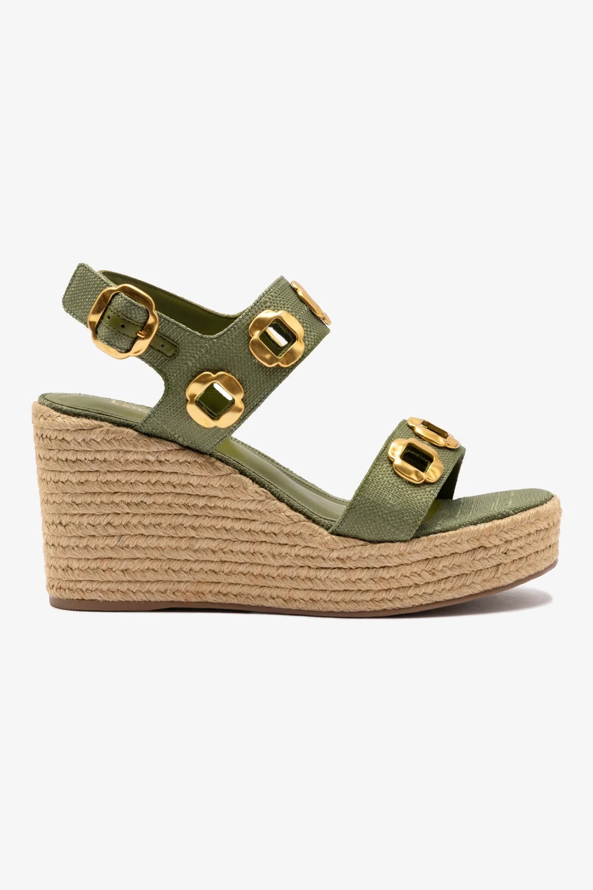 Stylish Milan Espadrille Sandals in Seaweed Raffia - Perfect for Summer Beach Vacations & Casual Outings