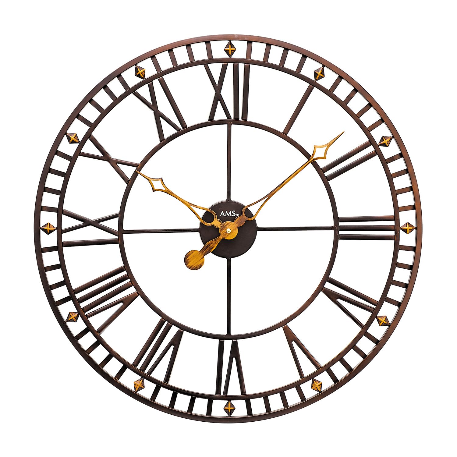 Modern Quartz Wall Clock - Silent Non-Ticking Battery Operated Clock for Home, Office & Living Room Decor - Perfect for Bedroom, Kitchen & Workspace
