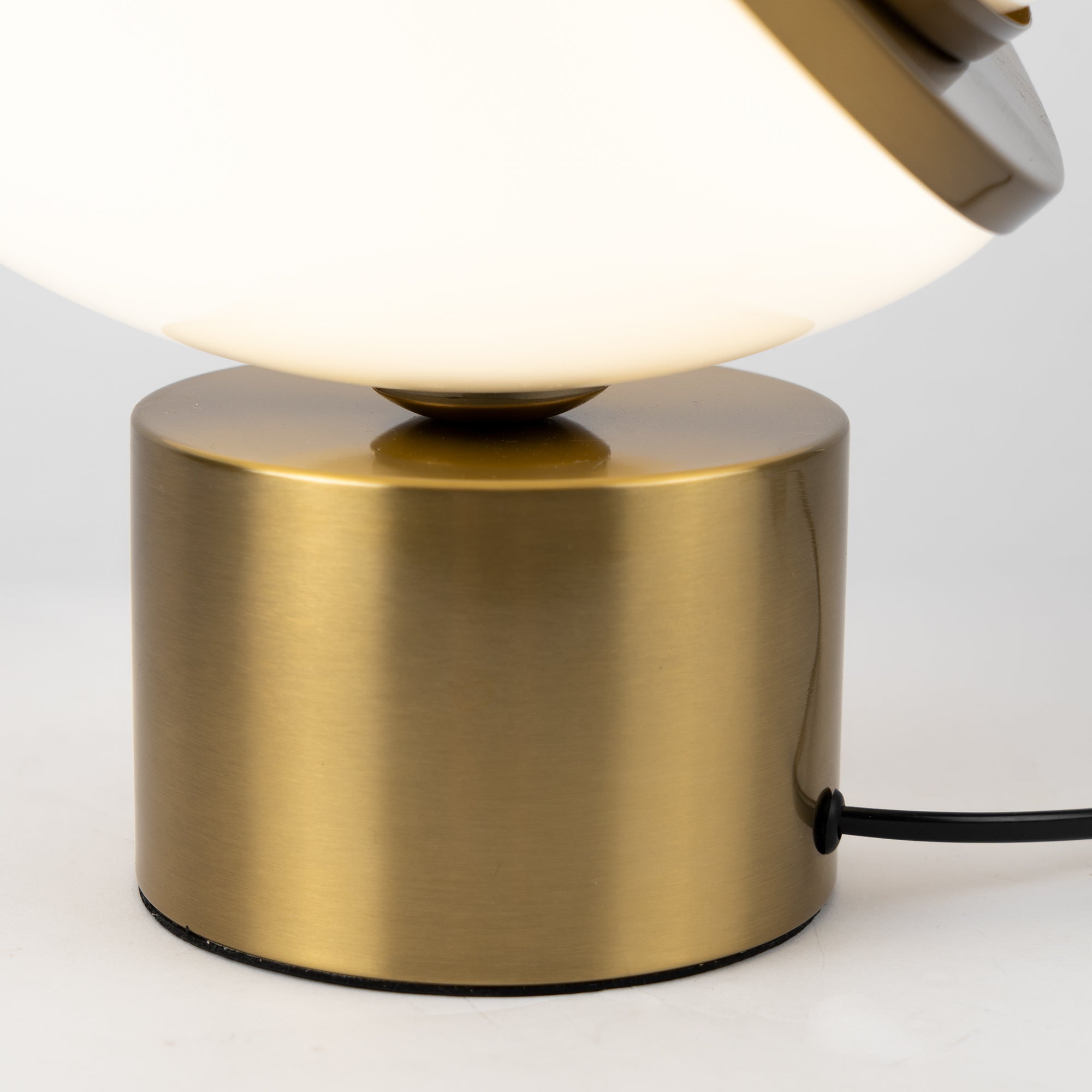 Modern Crescent Table Lamp - Adjustable LED Bedside Night Light for Bedroom, Living Room & Office - Warm White & Cool White Light Modes