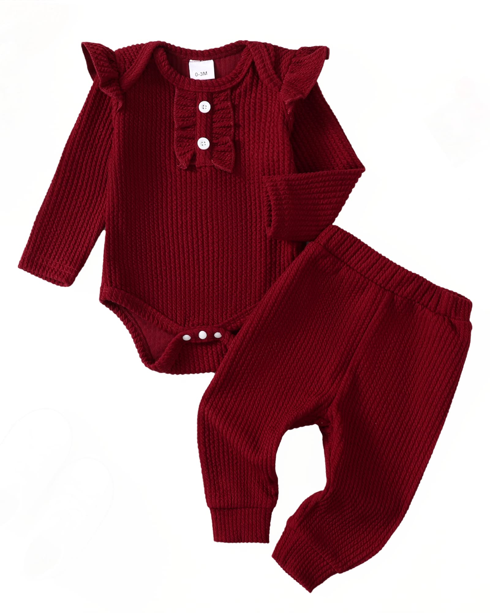 Kucnuzki Newborn Baby Girl Clothes - Floral Ruffle Romper & Shorts Set | Cute Summer Outfit for Infant Girls | Perfect Gift for Baby Showers & Birthday Parties | Ideal for Playdates, Beach Trips & Family Photos