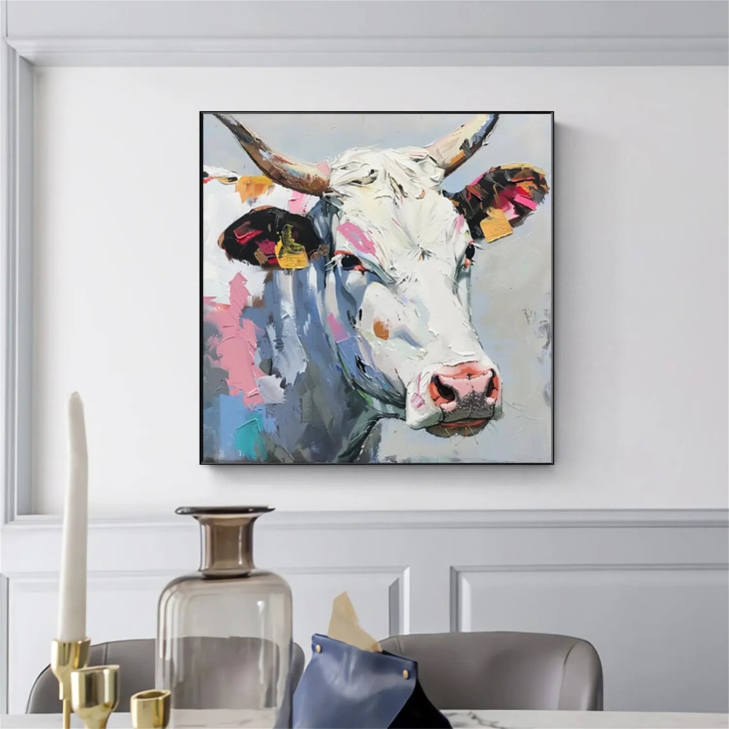 Animal Art Painting #AP093 - Handmade Wildlife Canvas Art for Home & Office Decor | Perfect for Living Room, Bedroom, or Gift