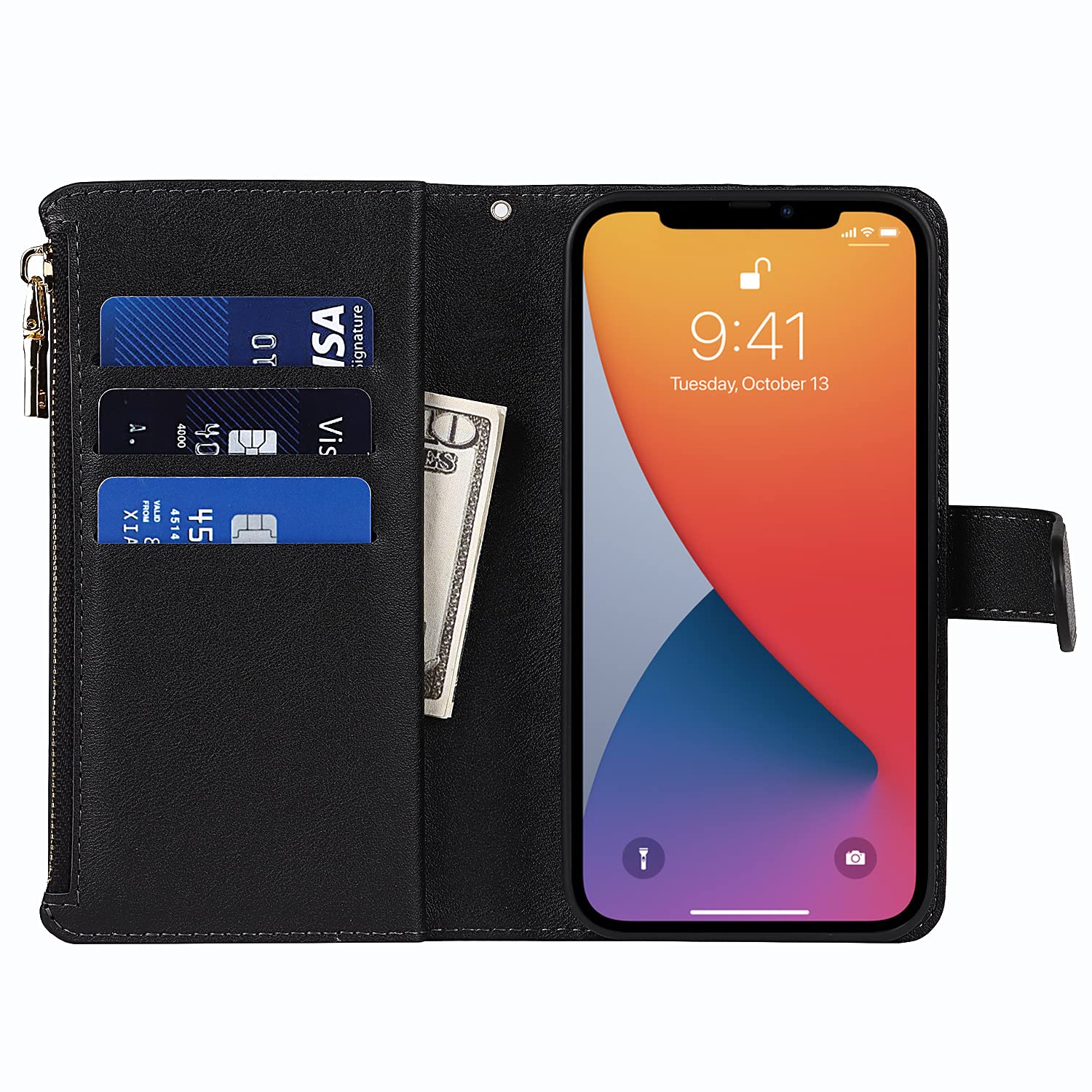 Premium Leather Wallet Case for iPhone 12 Pro (6.1