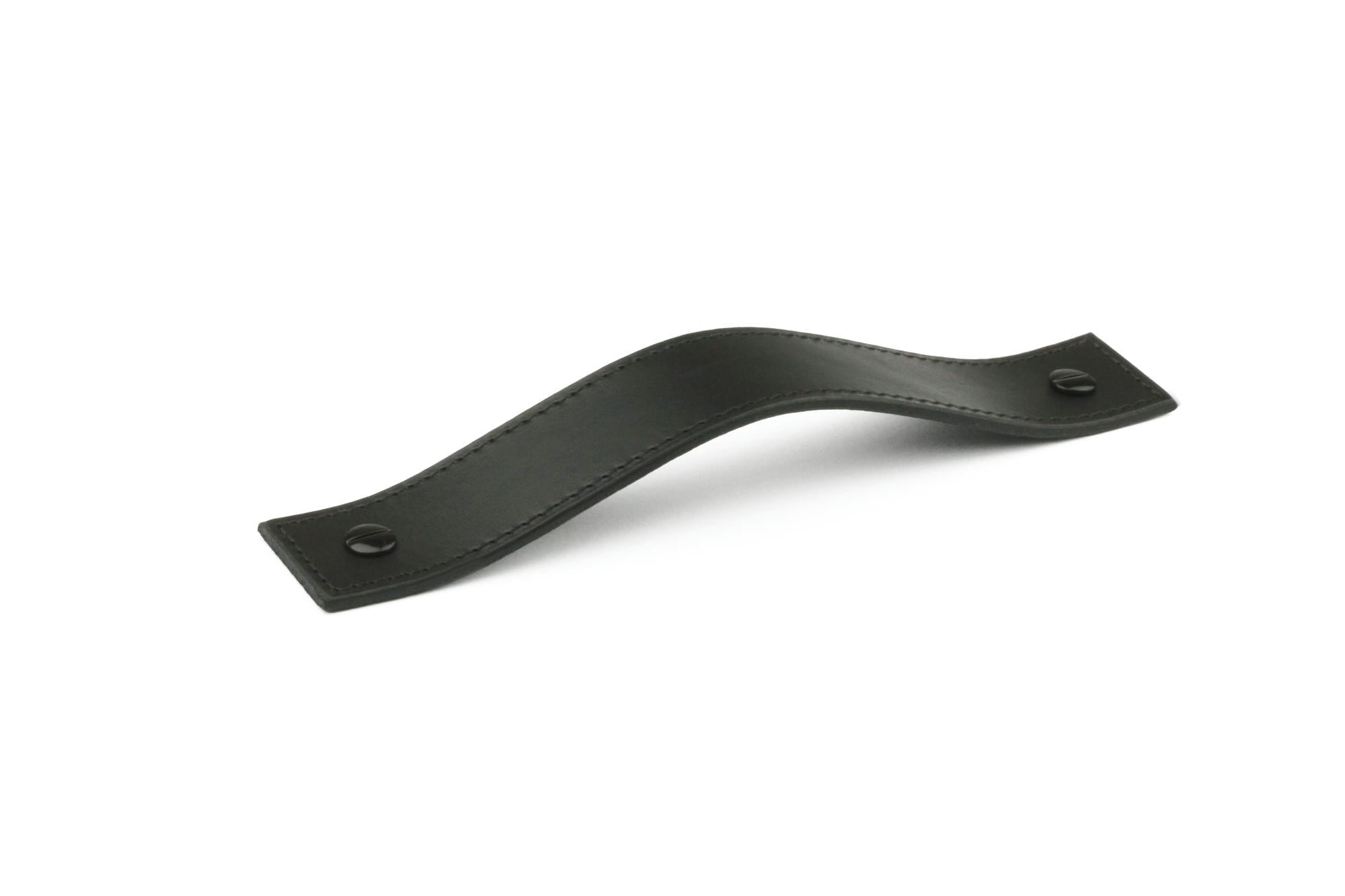 01 Leather Handle 200mm Black Fixing - Premium Replacement Handle for Cabinets, Drawers & Furniture - Perfect for Home Improvement & DIY Projects